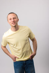 classic organic tee butter yellow