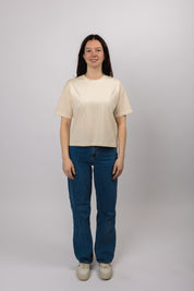 boxy organic crop tee