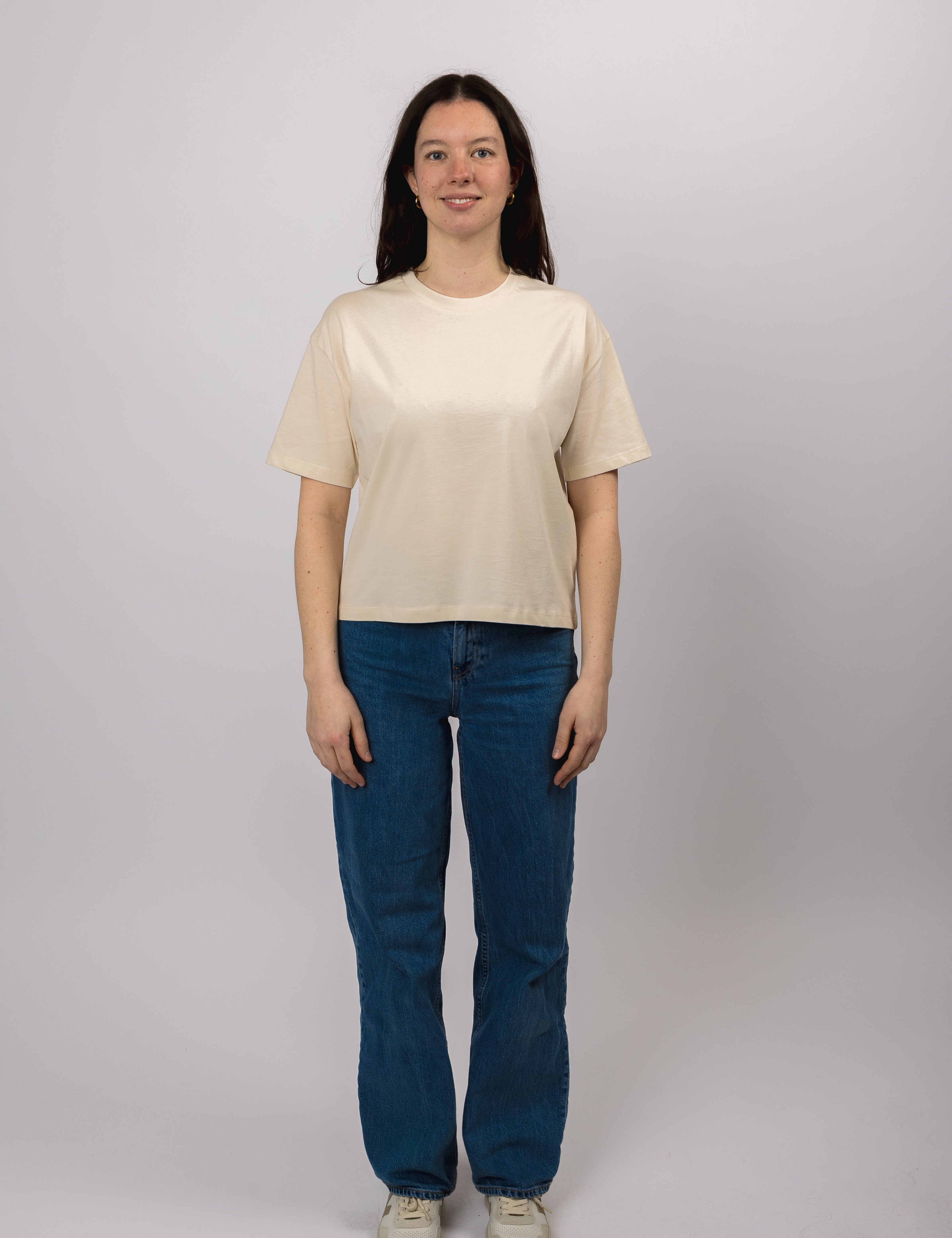 boxy organic crop tee