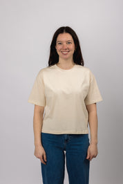 boxy organic crop tee