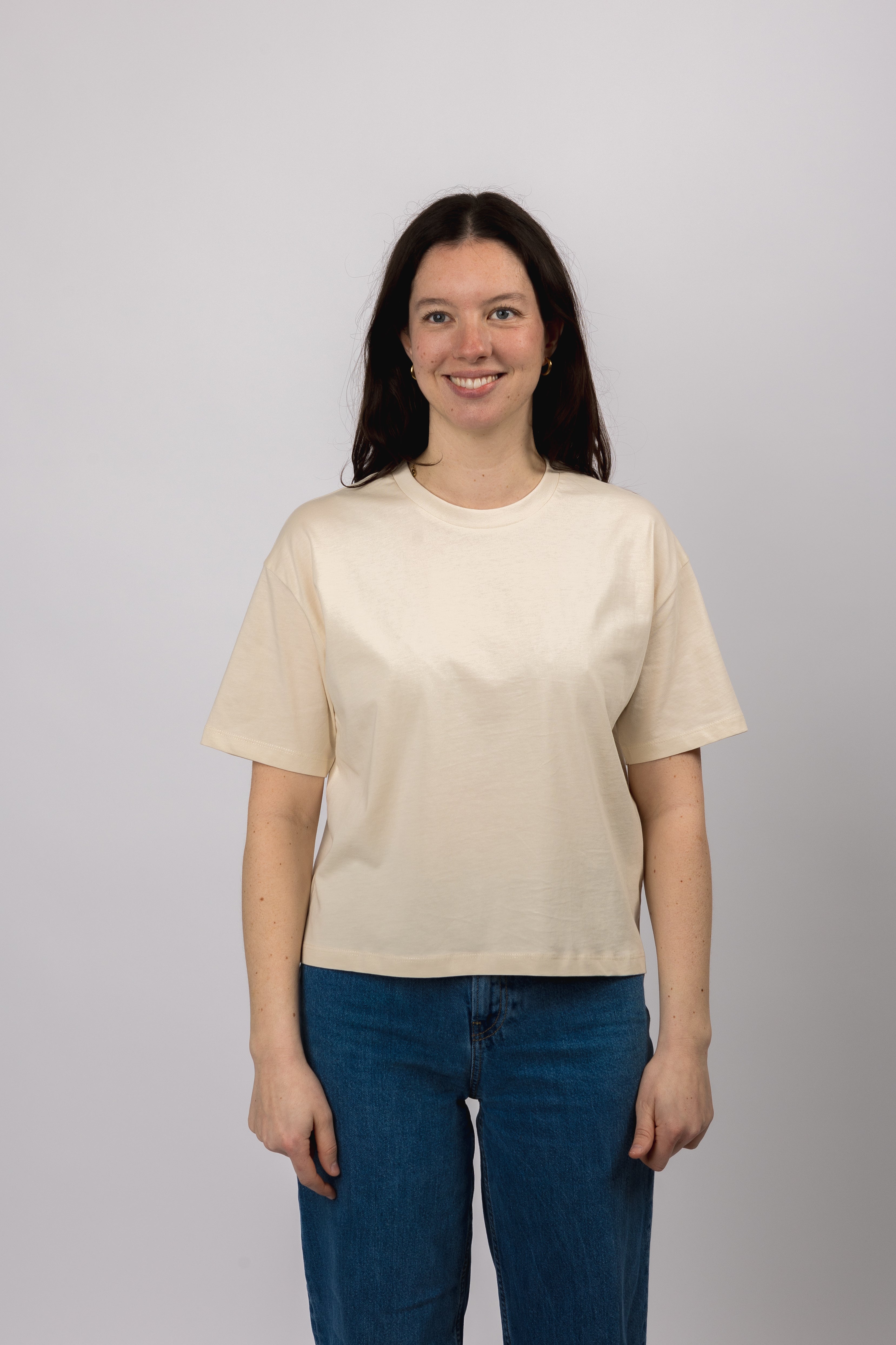 boxy organic crop tee