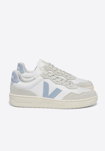 sneaker v-90 o.t. leather extra-white steel