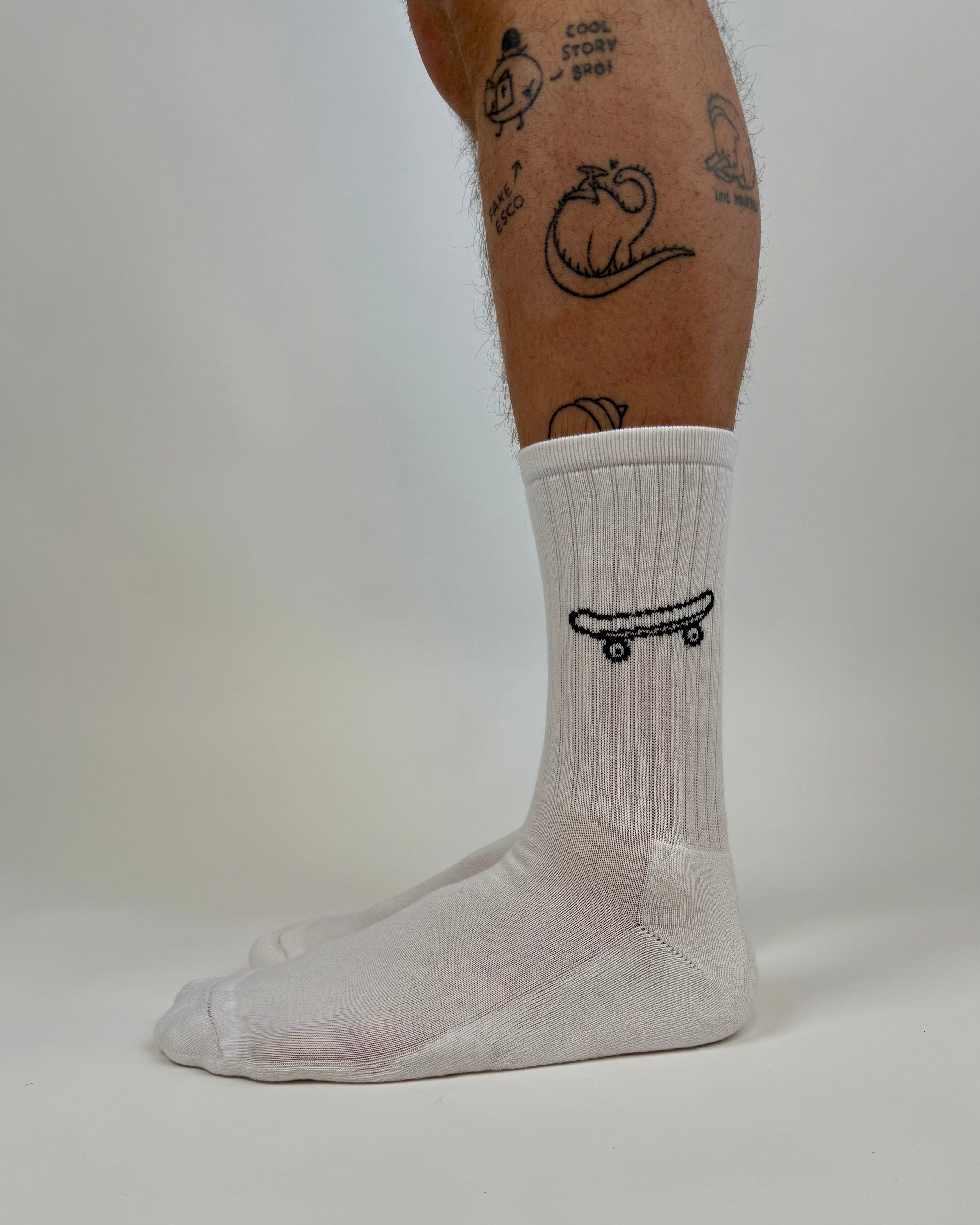 tennis sock skateboard