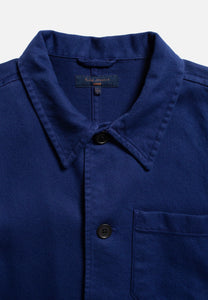 barney work jacket mid blue