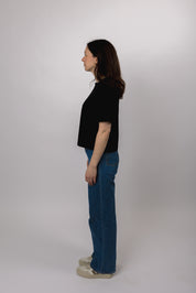 boxy organic crop tee