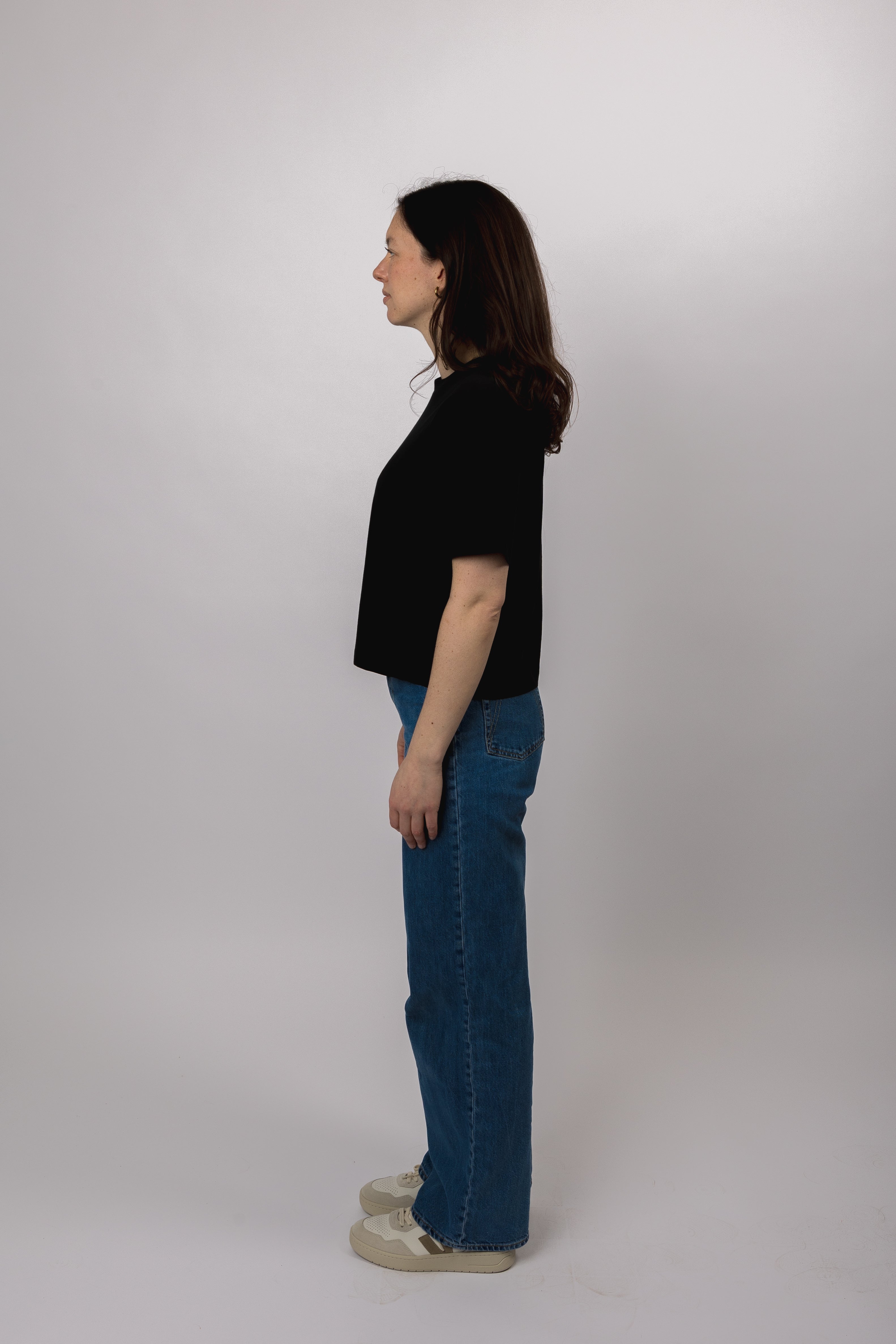 boxy organic crop tee