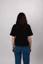 boxy organic crop tee
