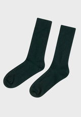 wool sock olive