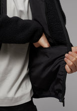 Load image into Gallery viewer, fleece jacket peat black
