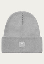 Load image into Gallery viewer, double layer wool beanie gray melange