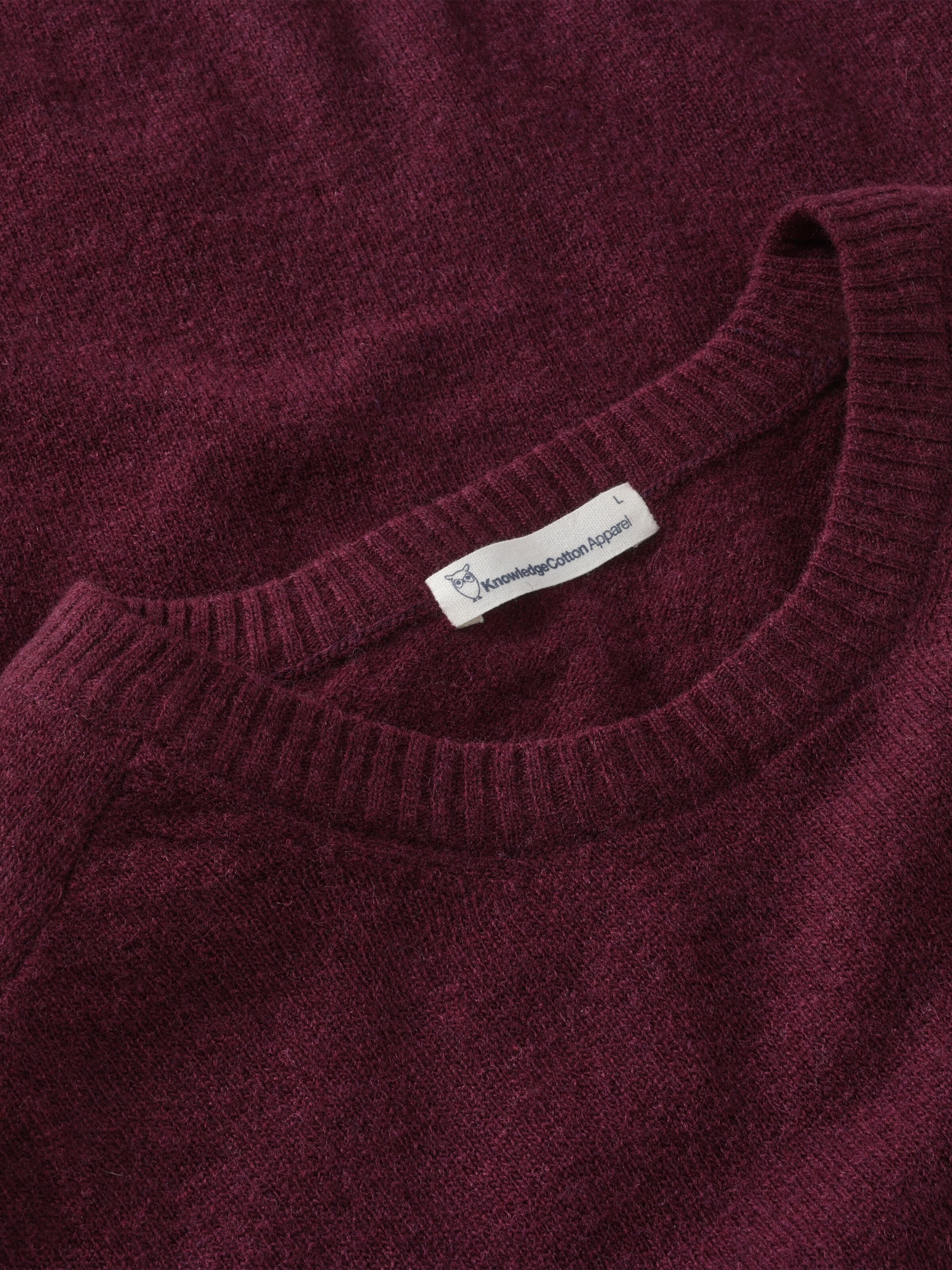 lambswool crew neck fig