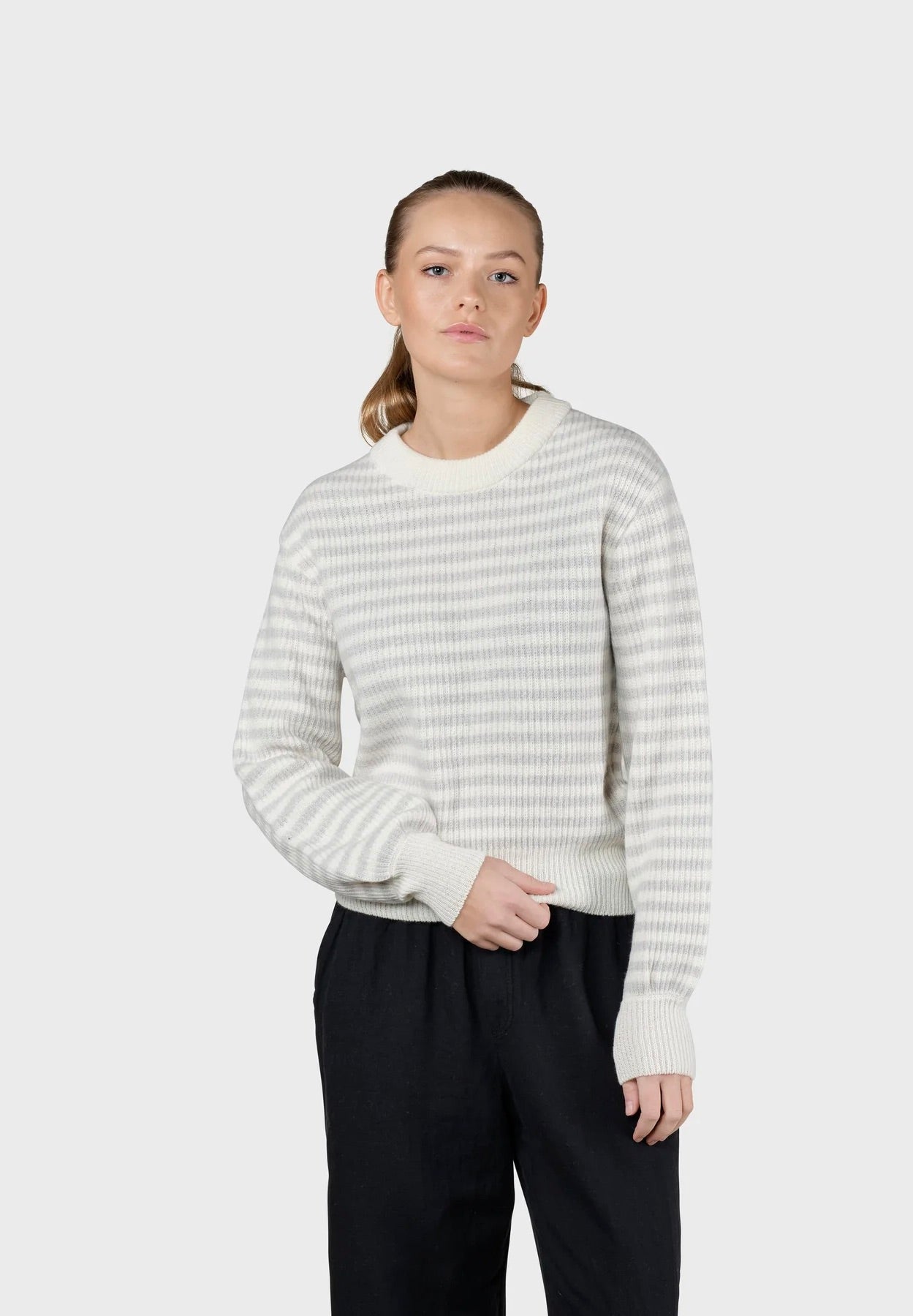 sweater gunilla cream/pastel grey