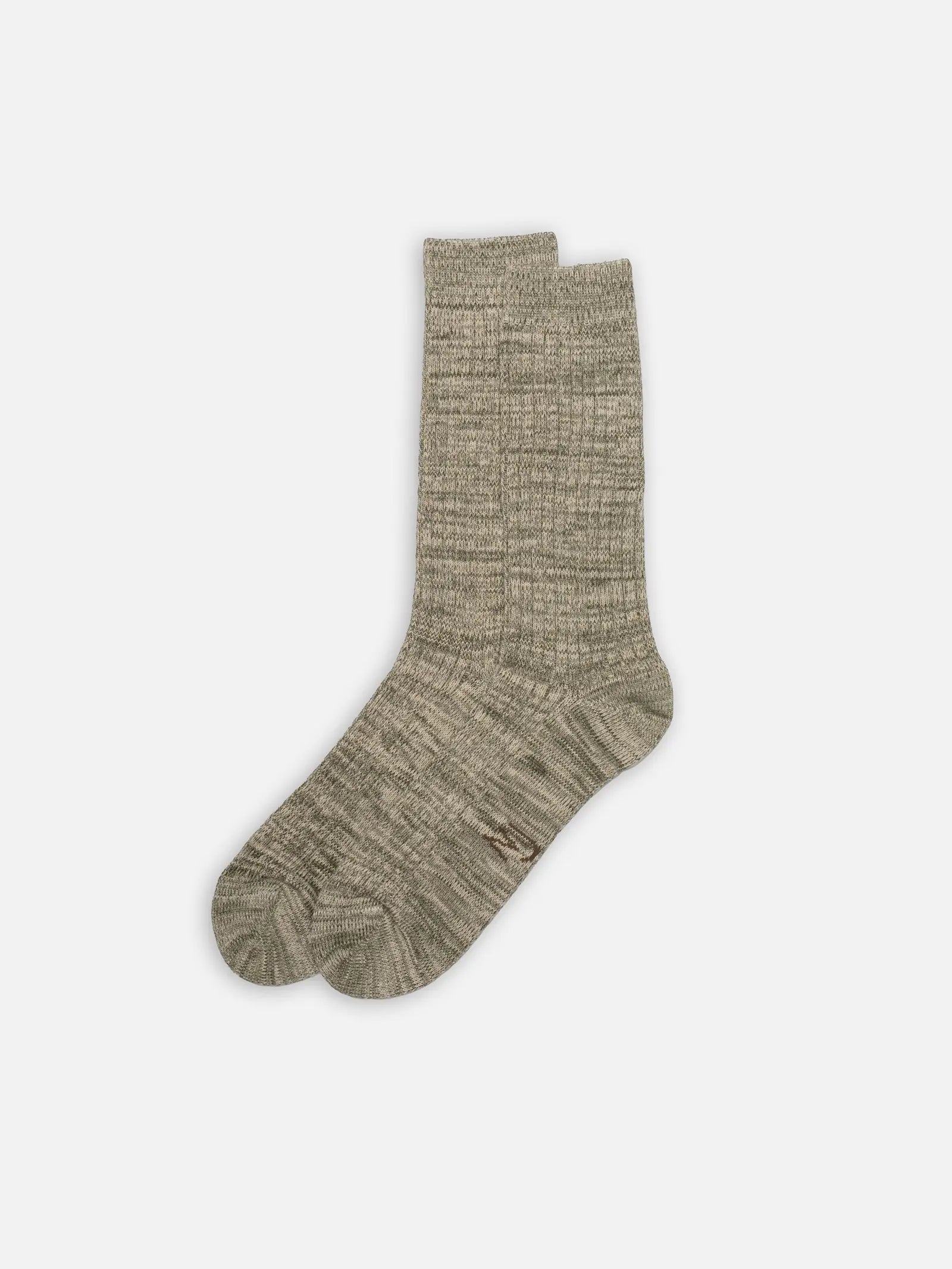 rasmusson mens rib sock green/beige