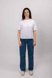 boxy organic crop tee