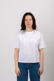 boxy organic crop tee