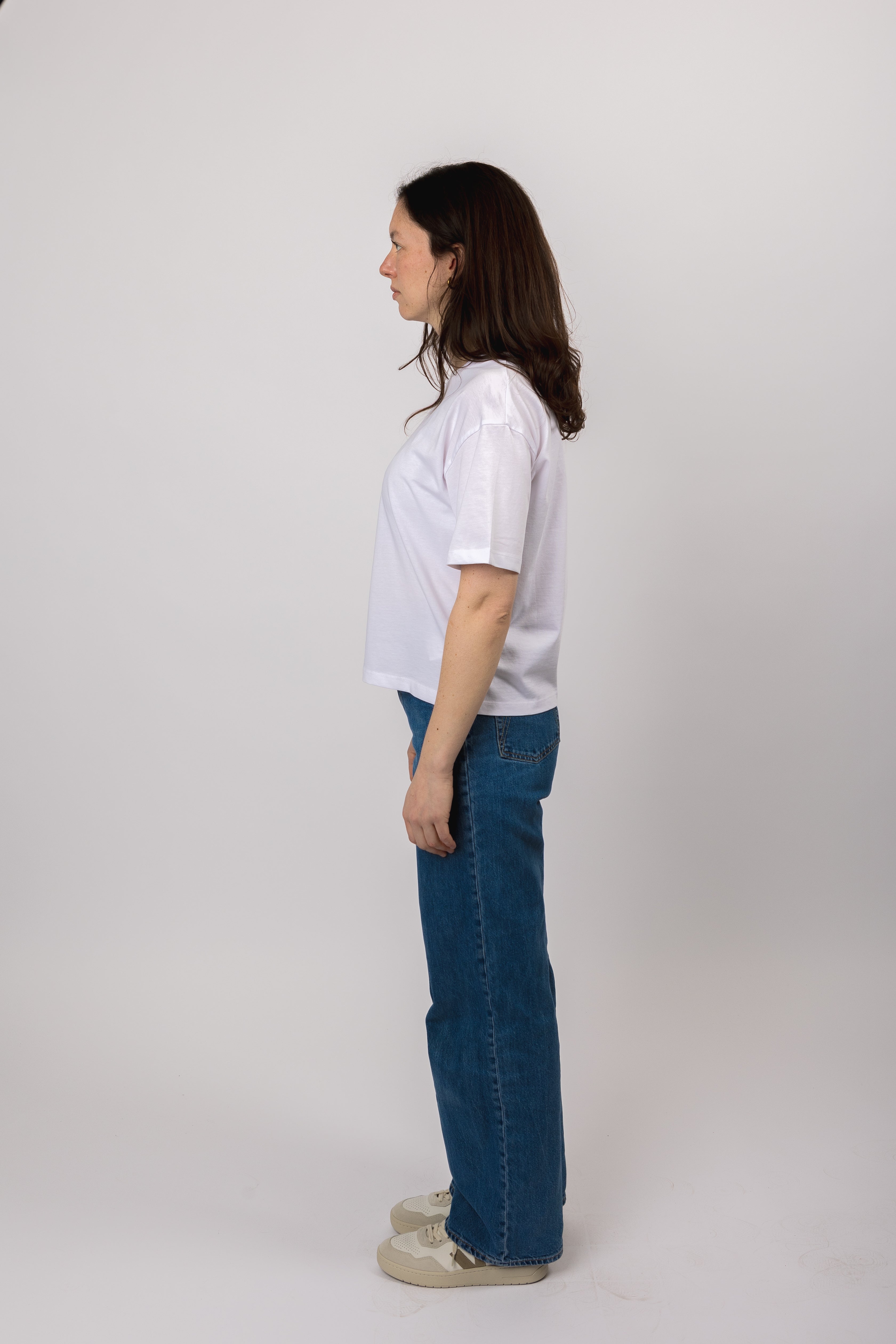 boxy organic crop tee