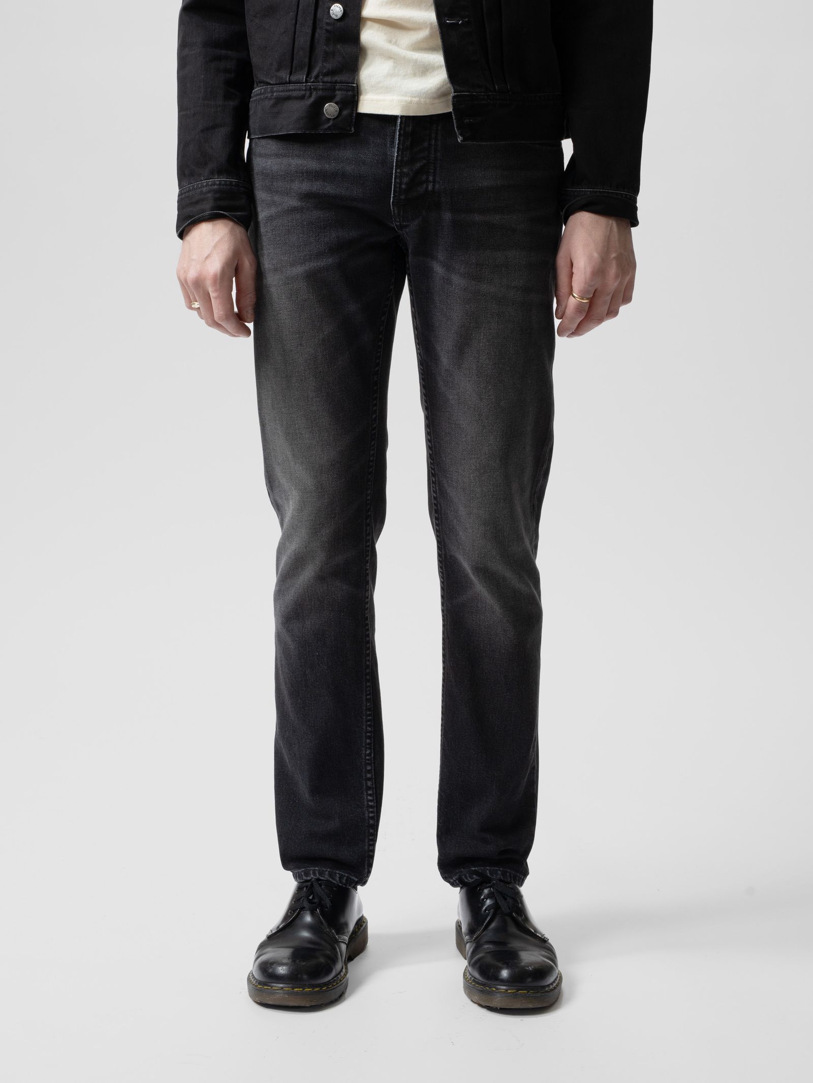 jeans solid ollie black force