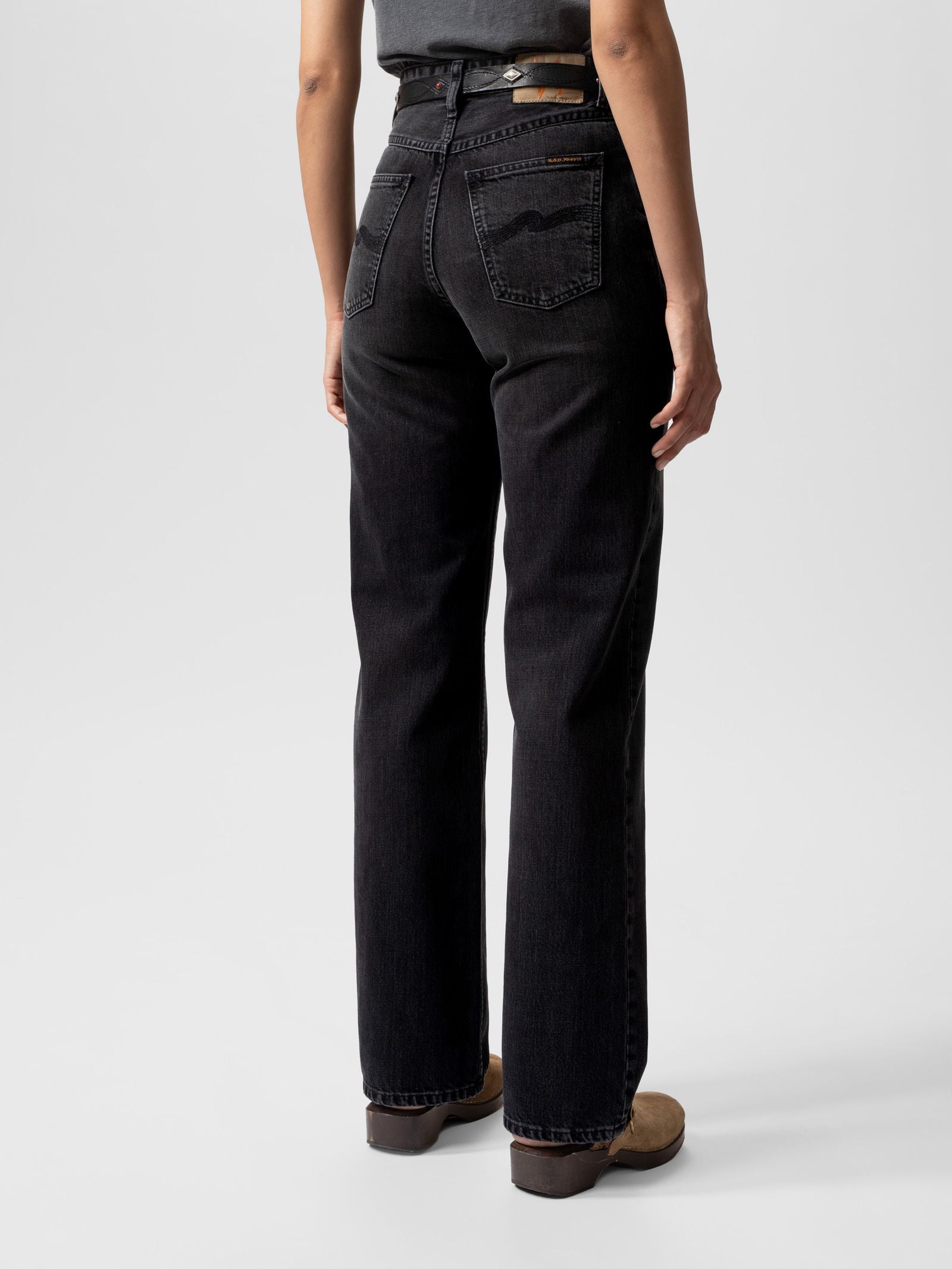 jeans clean eileen black crosshatch