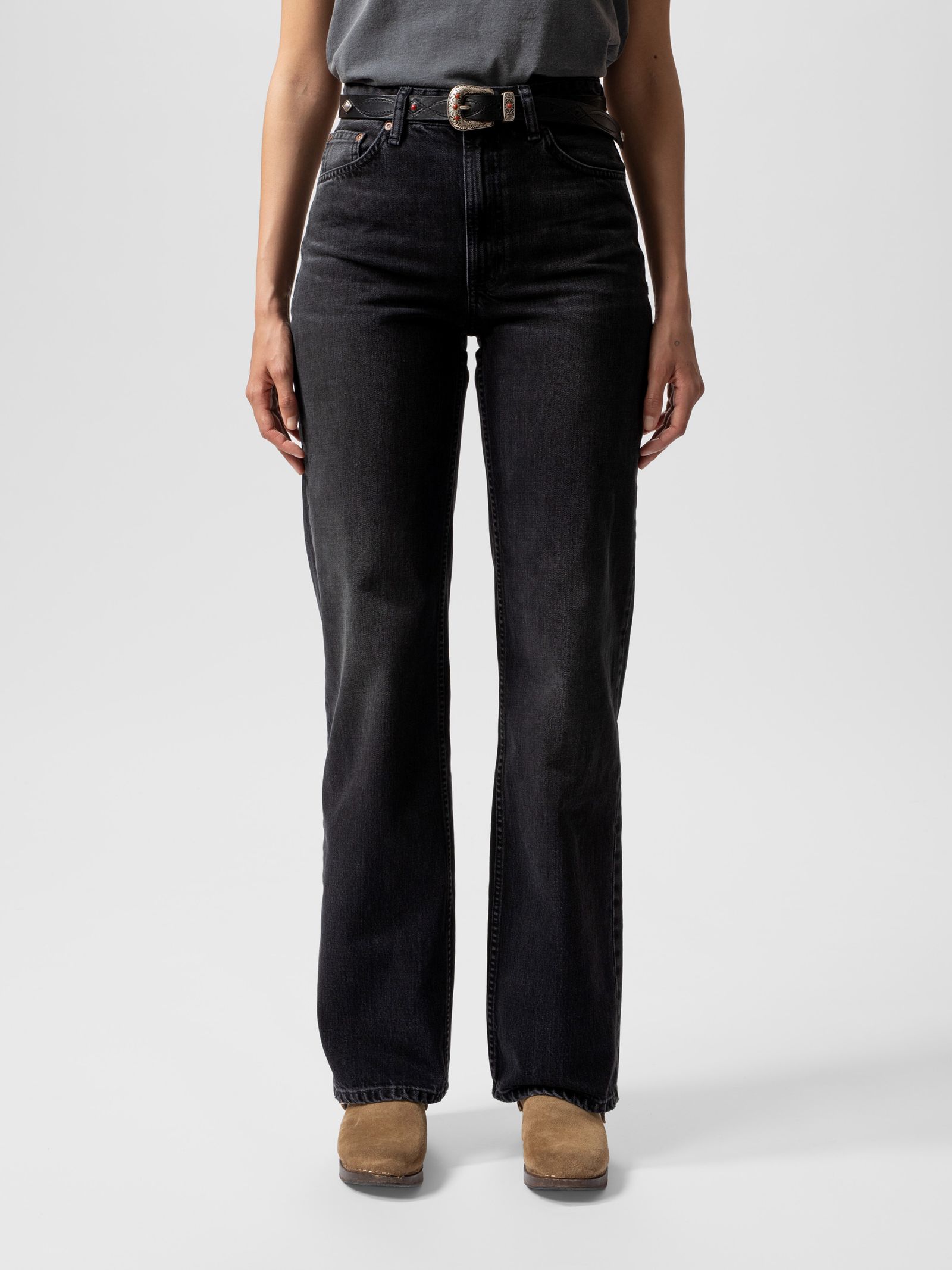 jeans clean eileen black crosshatch