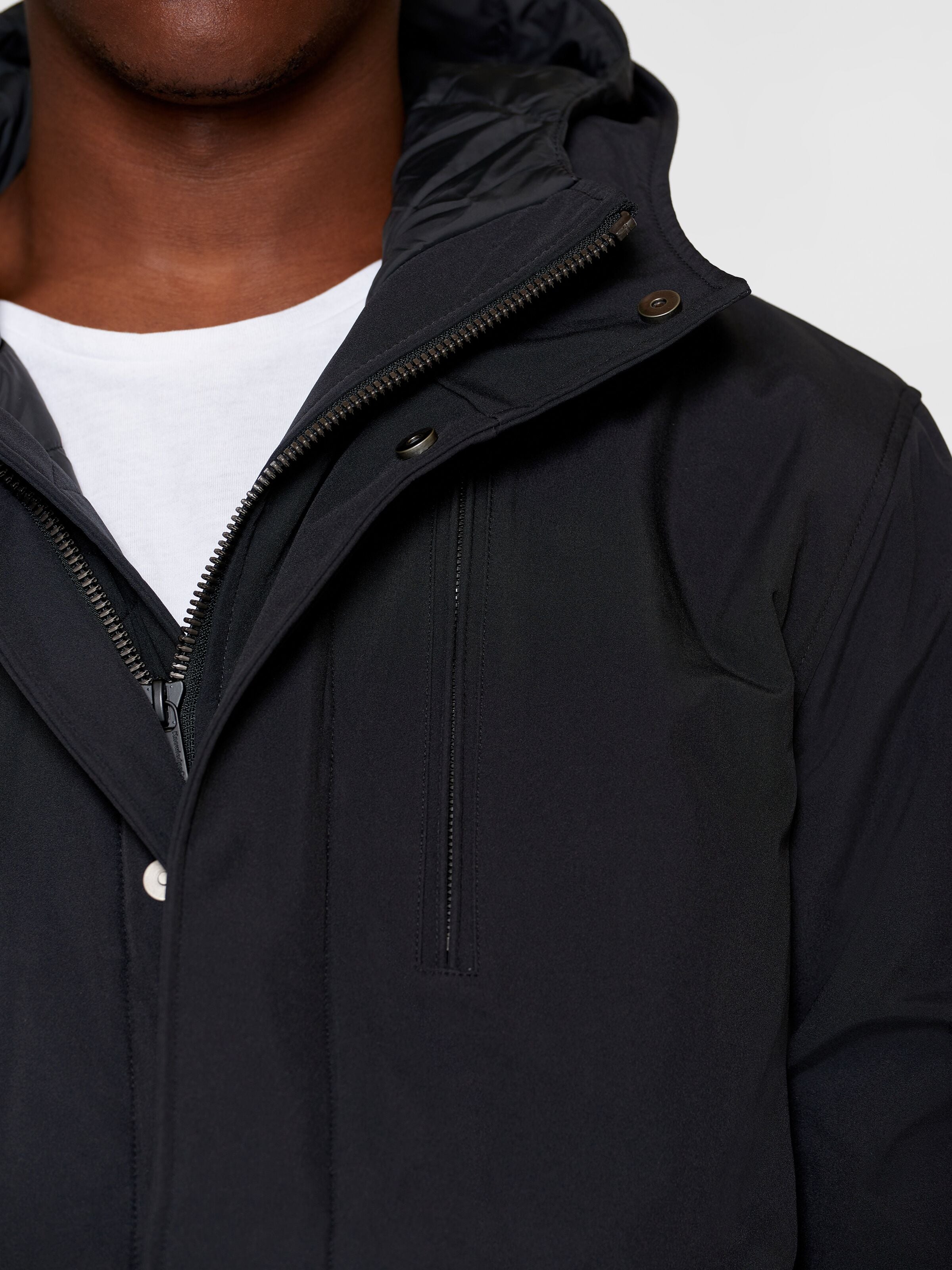 climate shell jacket black jet
