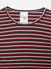 jessy ls t-shirt striped rib multi