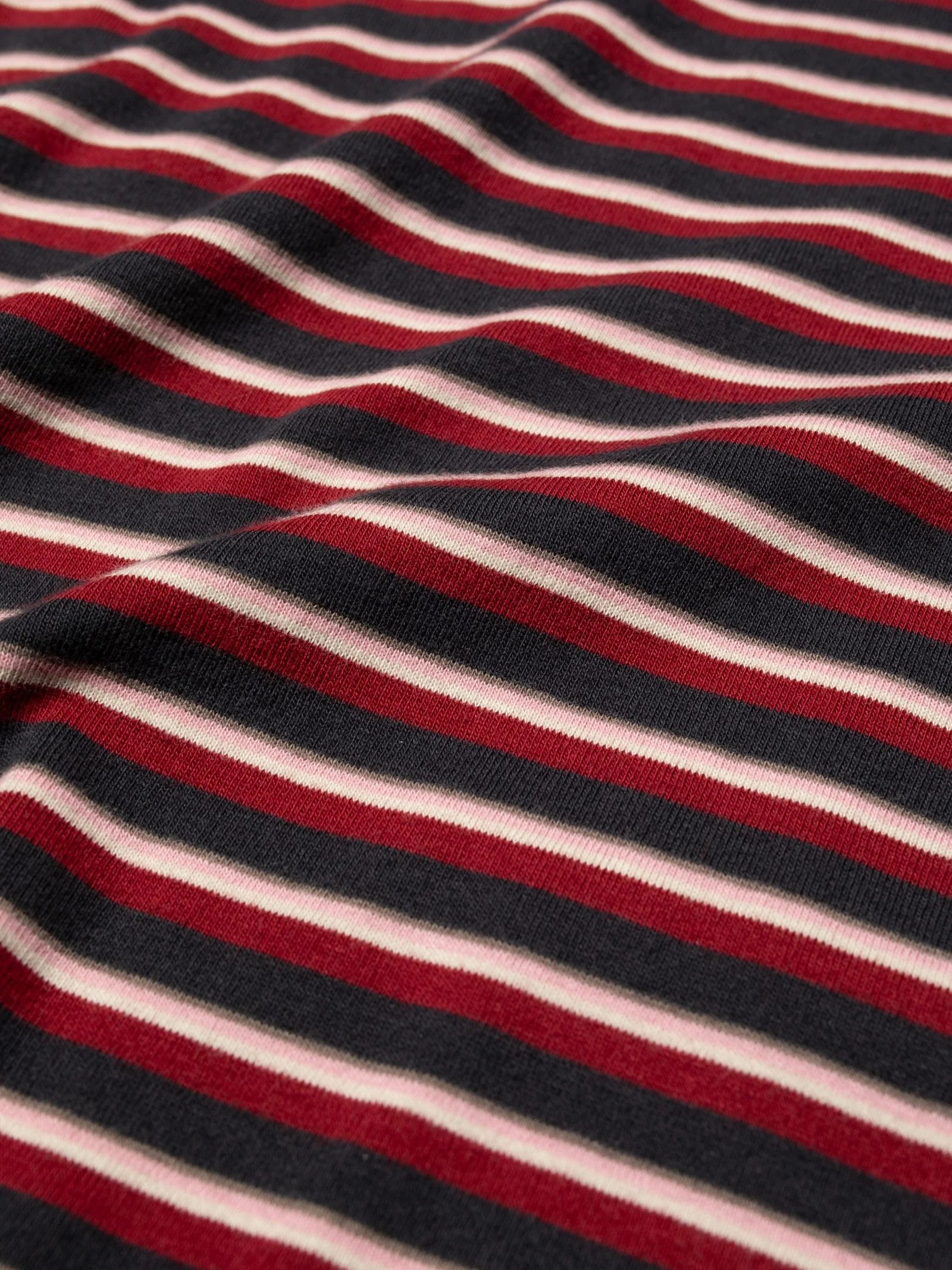 jessy ls t-shirt striped rib multi