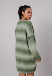 knitted dress moss