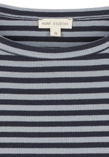 Load image into Gallery viewer, blossom stripe 2/4 t-shirt tradewinds