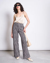 wide pants kiso leo print