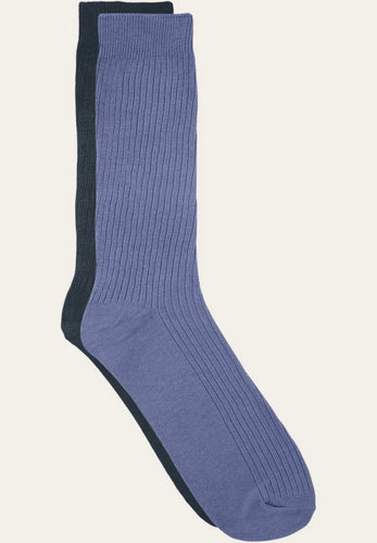 2-pack classic sock moonlight blue