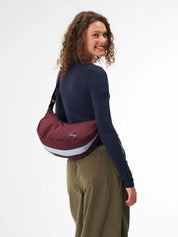 tasche sling bag burgundy