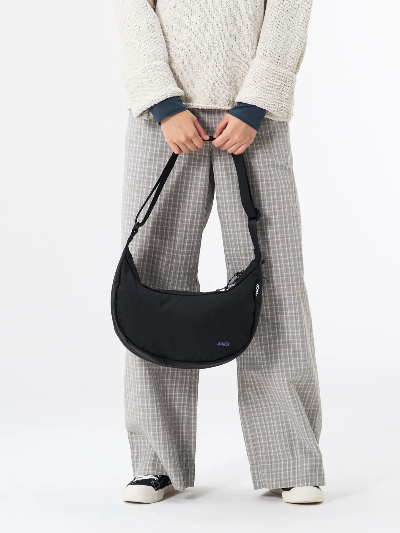 tasche bike sling bag black