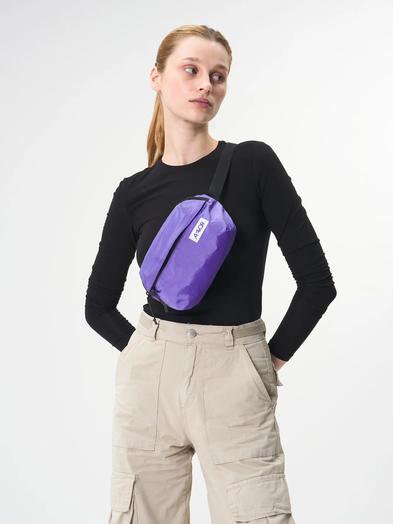 tasche hip bag ease riptstop purple