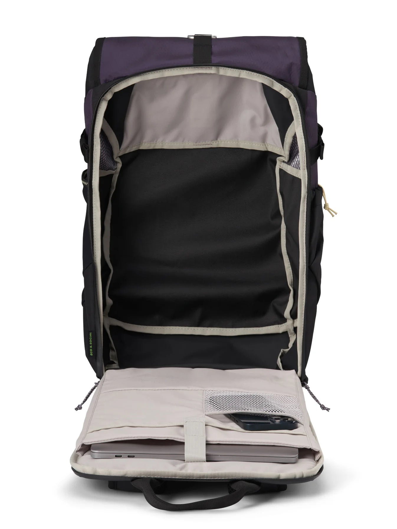rucksack roll pack proof phantom purple