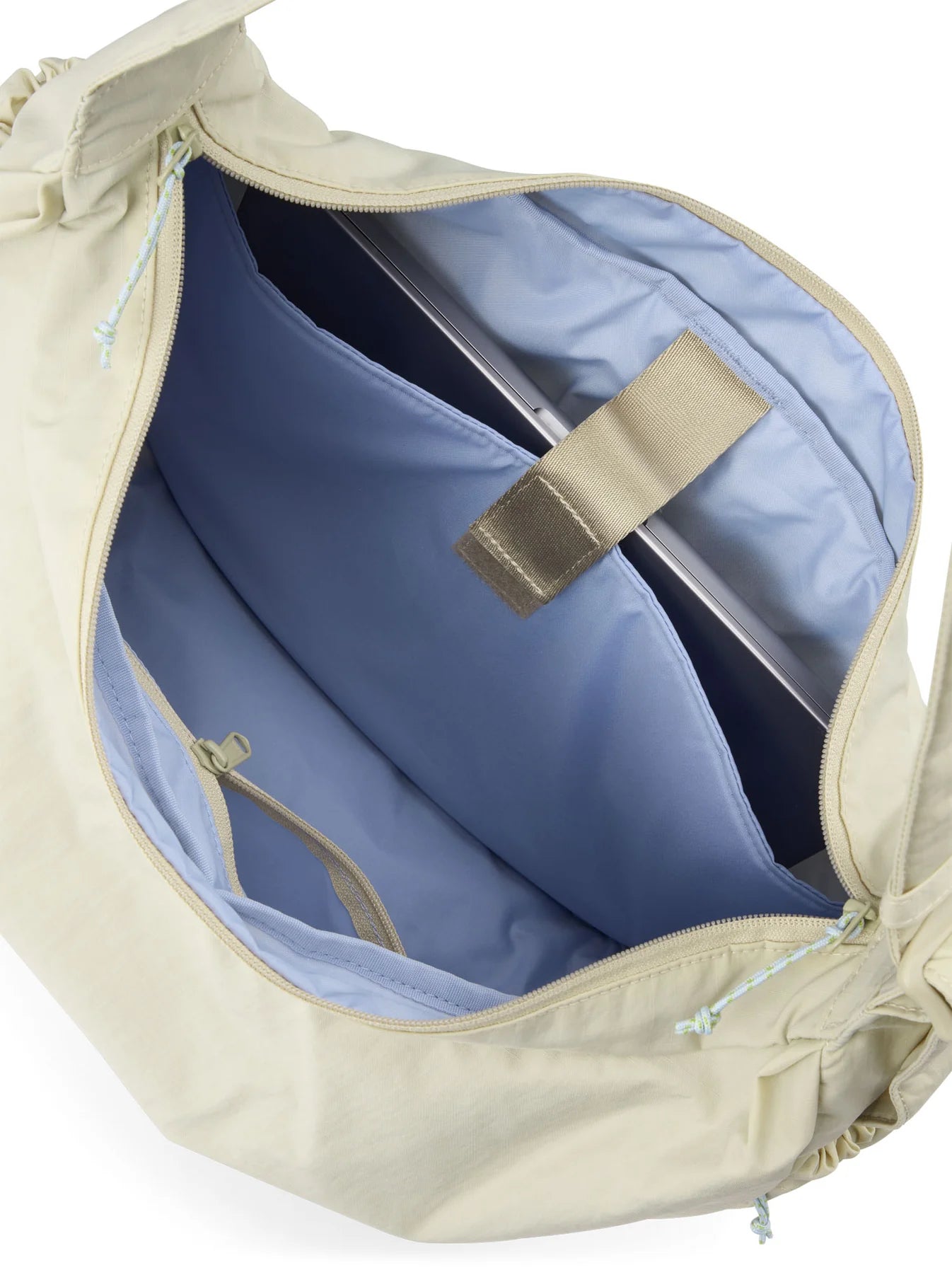 slouchy bag off-white