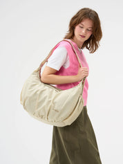 slouchy bag off-white