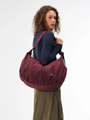 slouchy bag burgundy