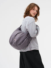 slouchy bag grey
