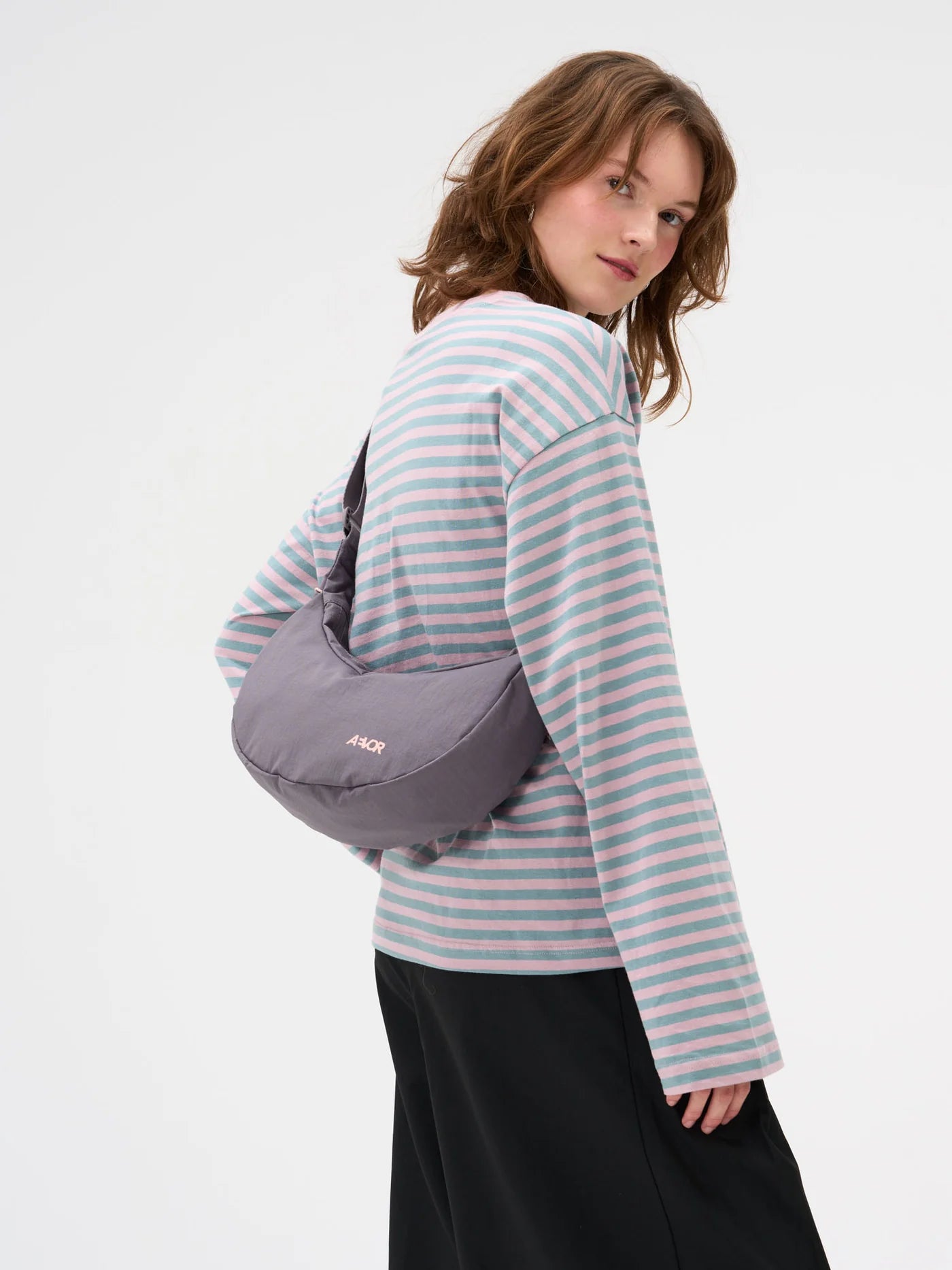 tasche sling bag small grey