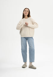 adah pullover cream melange