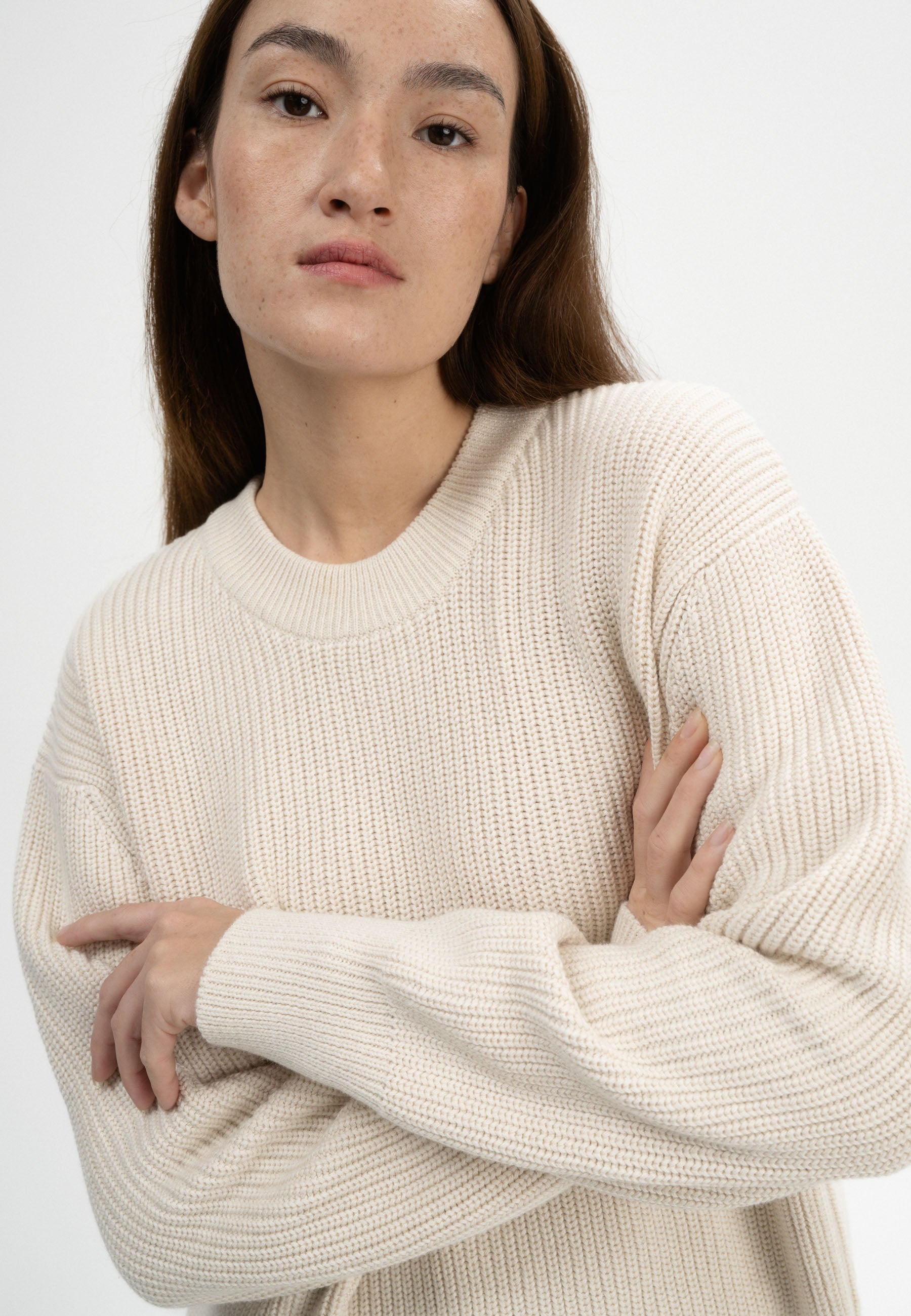 adah pullover cream melange