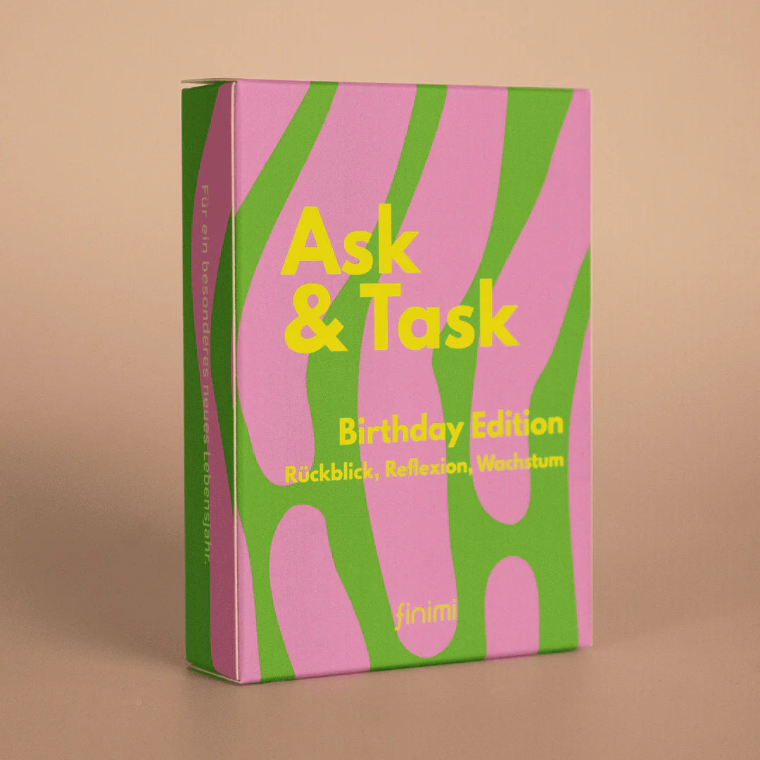 kartenset - ask & task birthday edition