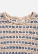 Lade das Bild in den Galerie-Viewer, gerd striped knit sweater blue/beige