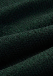 amaia knitted dress dark green