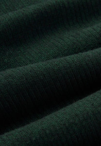 amaia knitted dress dark green
