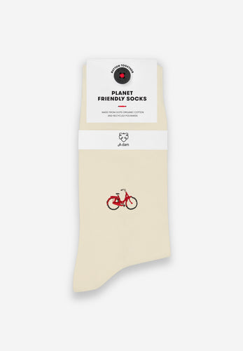 undyed bike socks