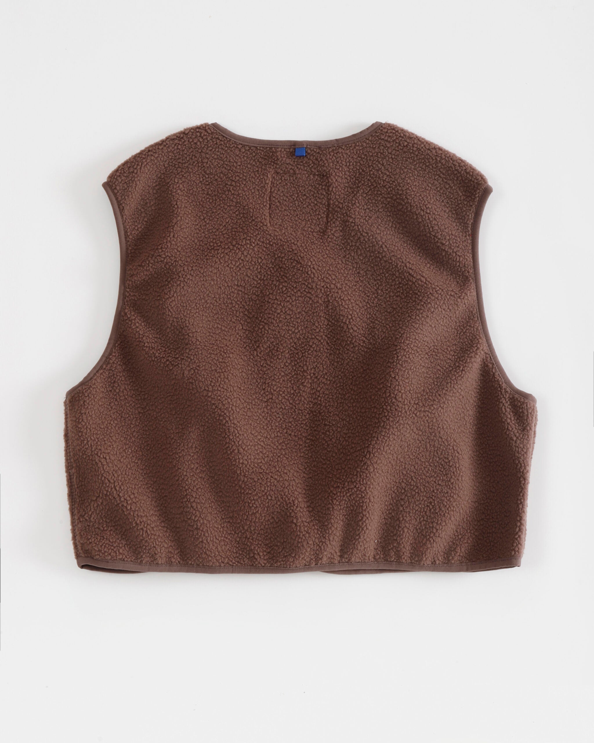 belva fleece vest french roast