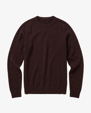 lambswool crew neck chocolate torte