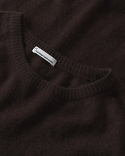 lambswool crew neck chocolate torte
