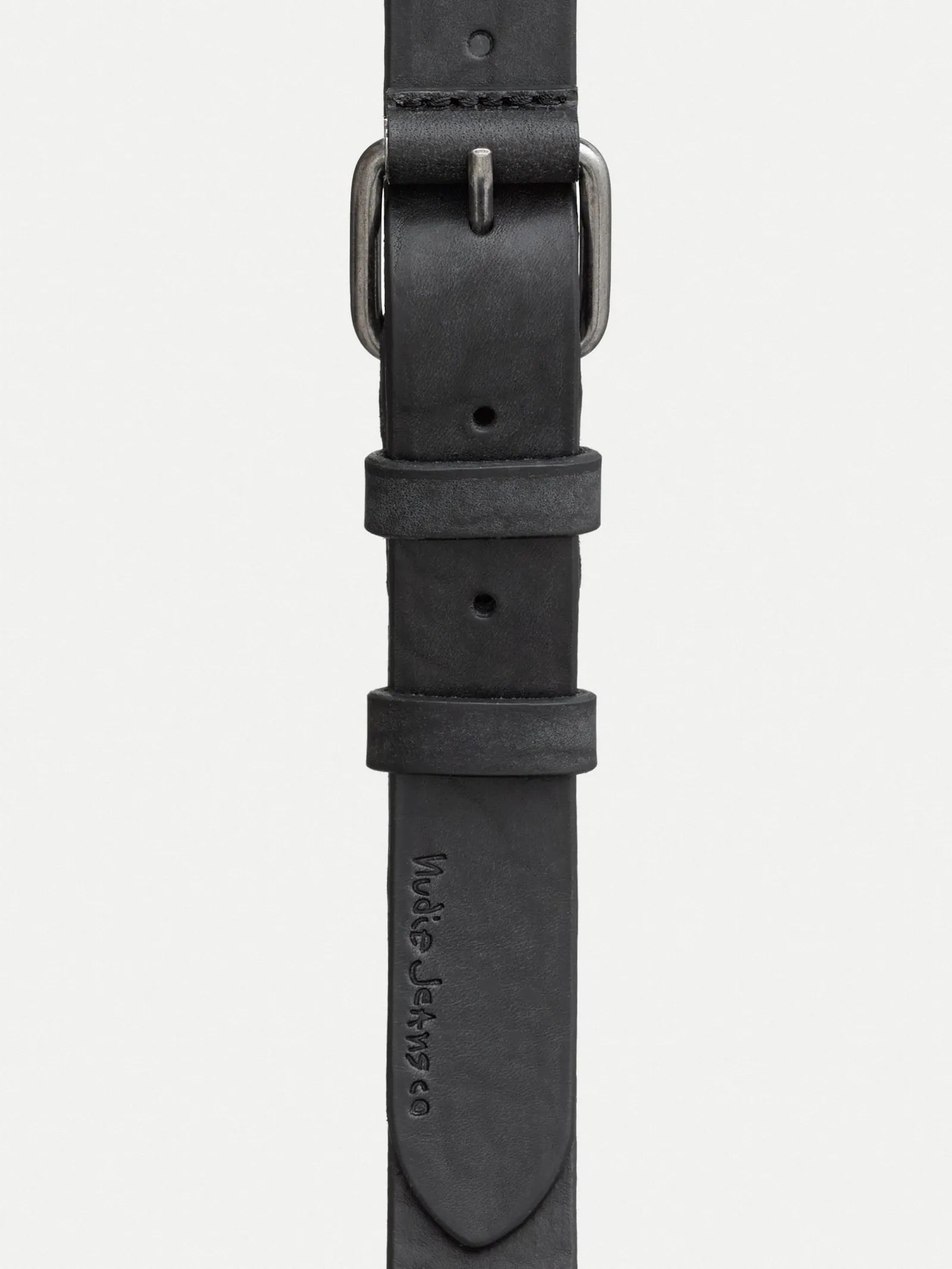 dwayne leather belt black